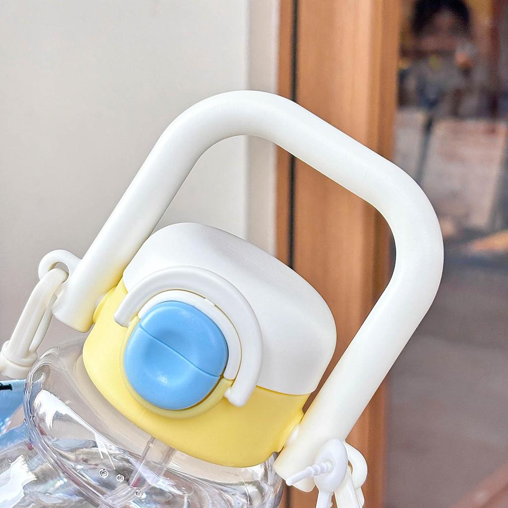 Sanrio Cute Children's Double-Drink Straw Cup & Crossbody Backpack