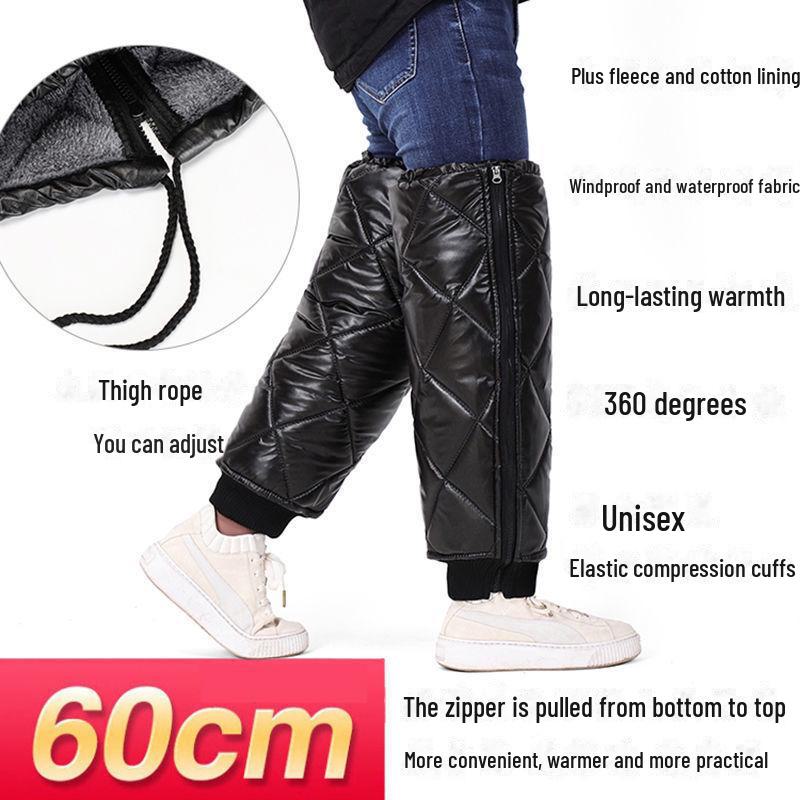 Thickened Windproof Winter Motorcycle & Electric Bike Knee Pads, Men & Women Leggings for Cold Weather Riding