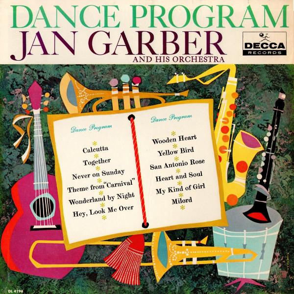 

LP Record JAN GARBER & HIS ORCHESTRA - Dance Program DL4196 DECCA 1961 US Pop Used