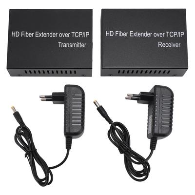 20KM HD Multimedia Interface KVM Fiber Extender Professional 1080P 60Hz Plug and Play Over TCP IP
