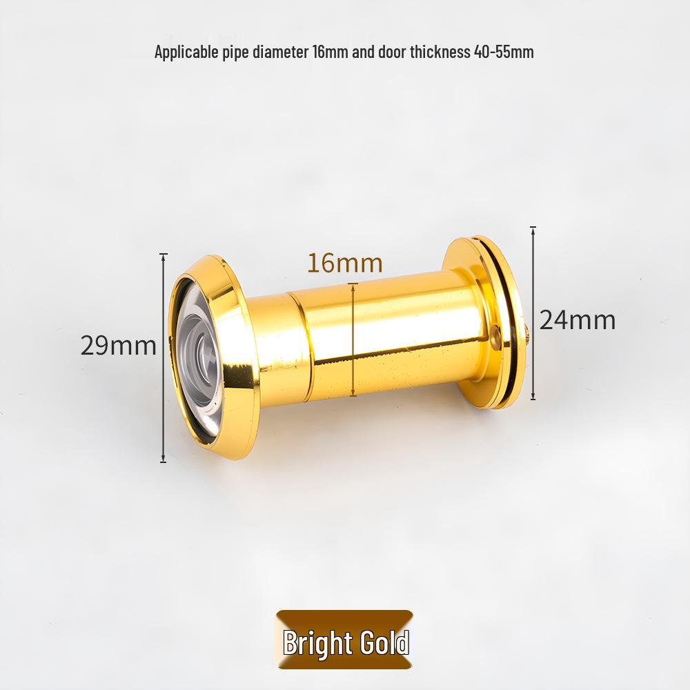Zinc Alloy Anti-Pry HD Glass Door Peephole for Home Security