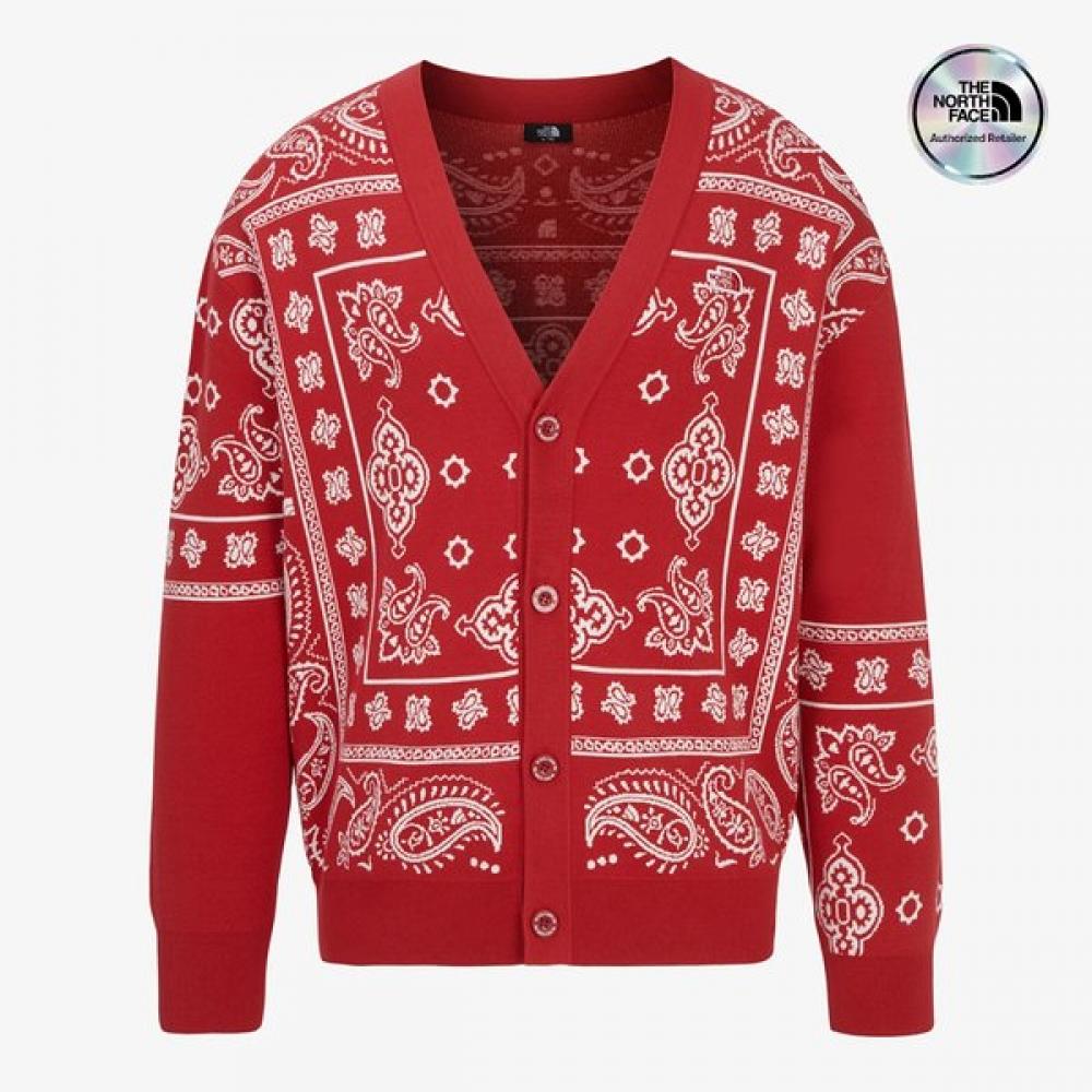 The North Face Men S paiSley Cardigan Red nj5Sr55b RED/095