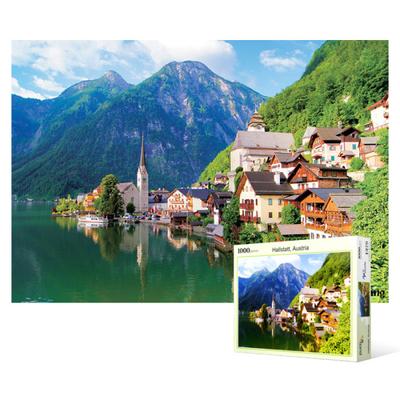 Puzzle 1000 elementów - Hallstatt 2, popularna koreańska układanka