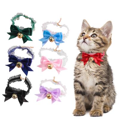 Pet Bandana Adjustable with Extension Chain Friendly To Skin Non-Irritation Easy-wearing Decorative Polyester
