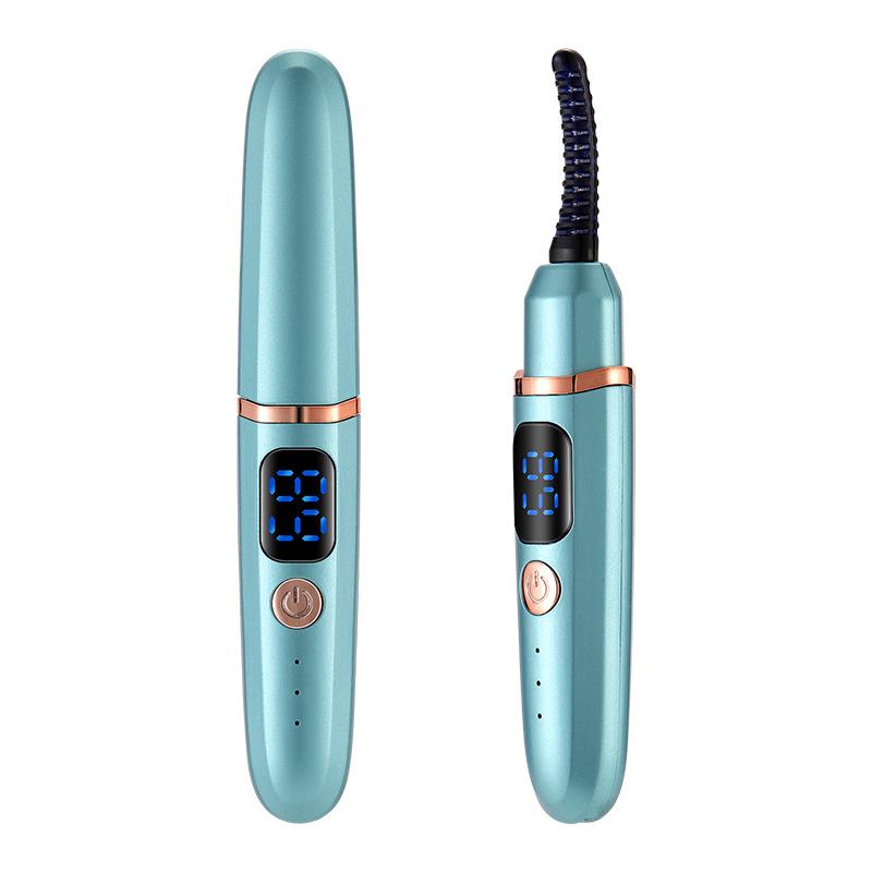 Electric Heated Eyelash Curler with Power Display for Long-Lasting Curl