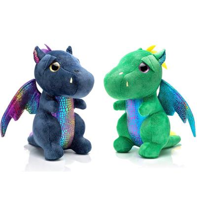 24cm Kleiner Fliegender Drache Stofftier Puppe Dinosaurier Farbe Flügel Kawaii Anime Tyrann Plüschtier Kinder Geburtstagsgeschenk