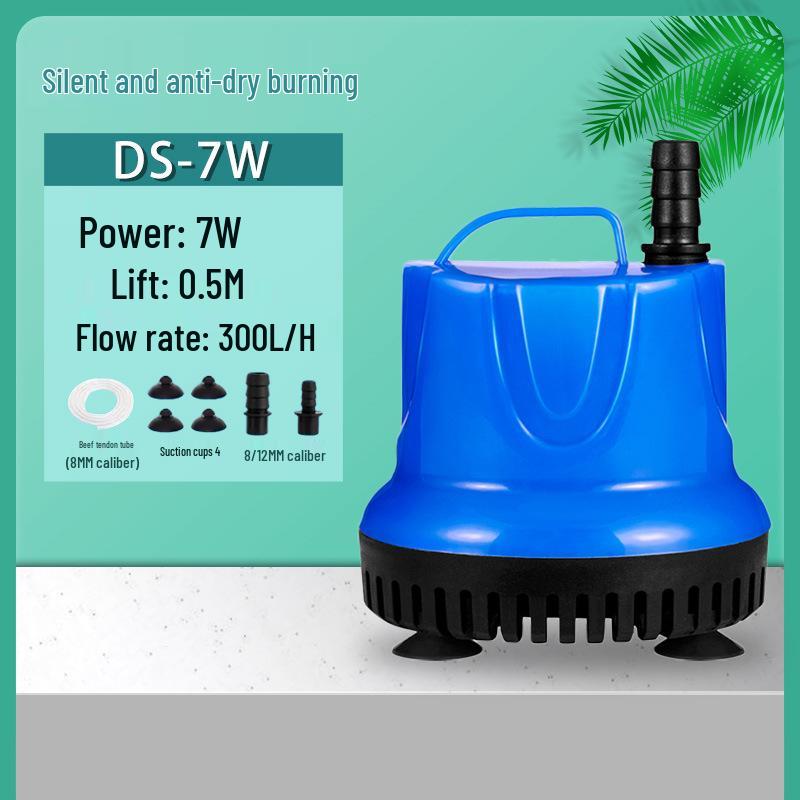 **Silent Submersible Fish Tank Pump for Water Circulation and Filtration**
