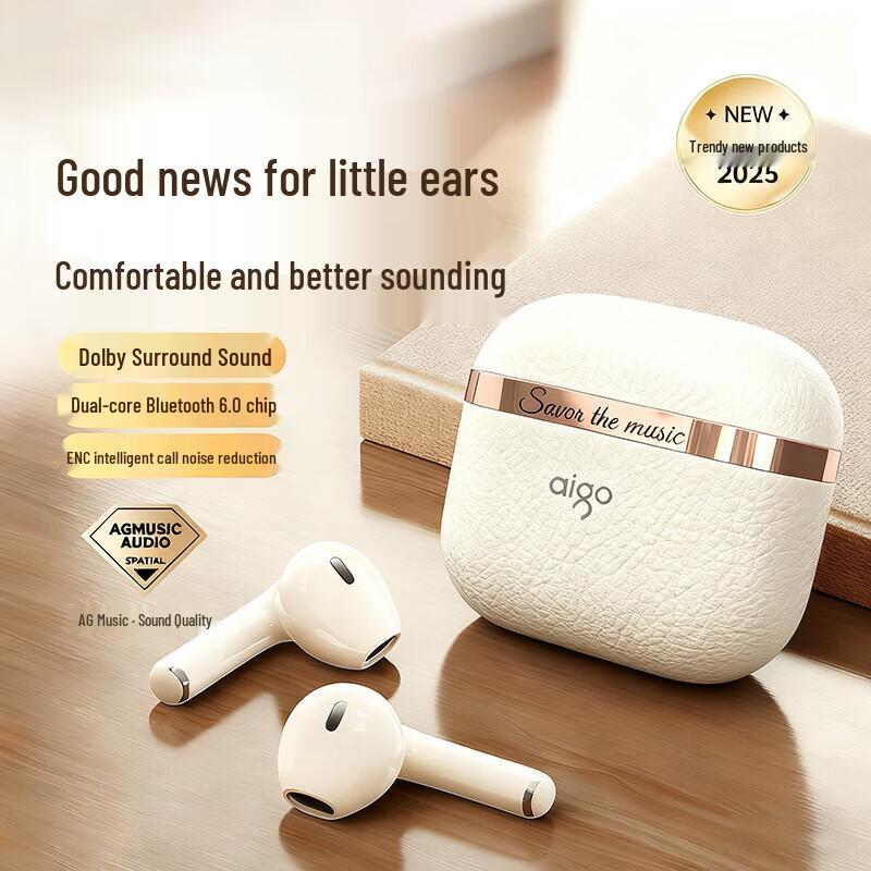 aigo TQ11 Semi-In-Ear Wireless Bluetooth Earbuds with ANC