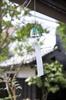 ADERIA Tsugaru Vidro Wind Chime, "Cool Mountain Sky," Made in Japan, Gift Box Included, Stylish Handmade Glass Gift for Women, Mother's Day, Father's