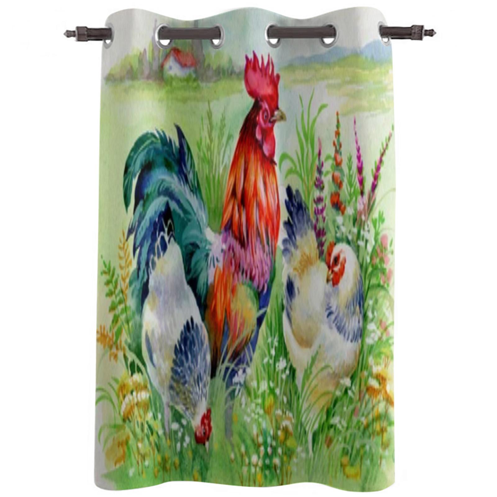 Курица и петух в траве — фото 2