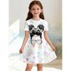 Girls Peppa Pig Summer Cartoon Sundress Casual Loose Fit Print
