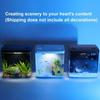 Living Room Fish Tank USB Self-circulating Ecological Aquarium Pump Oxygenation Filter Light Fish Tank Set Office Aquarium