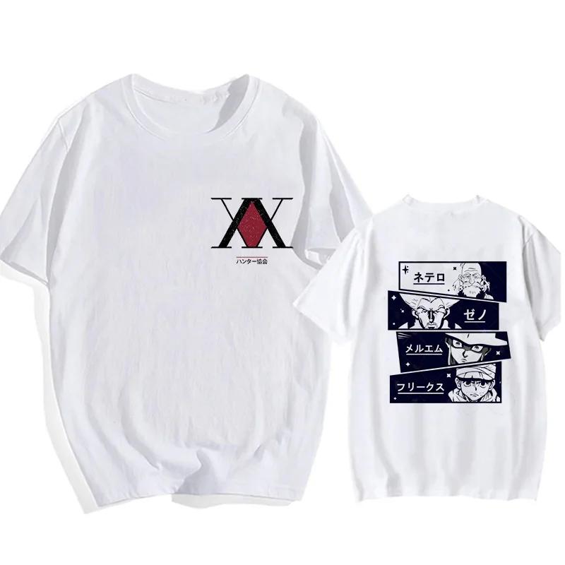 Manga Hisoka Kawaii Hunter X Hunter T Shirt Killua Zoldyck Funny Cartoon Cute Anime T-shirt Kurapika HxH Devil Eye Tshirt Tees