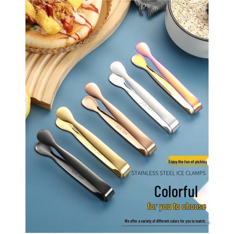 JingJingRS 304 Stainless Steel Multi-Purpose Tongs Set