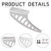 Motorcycle Shark Fin Raw Alloy Aluminium Chain Racing Chain Toe Guard For ACU Race Bike