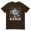 Retro He Is Rizzin Funny Jesus Skateboard Easter Christian TShirt