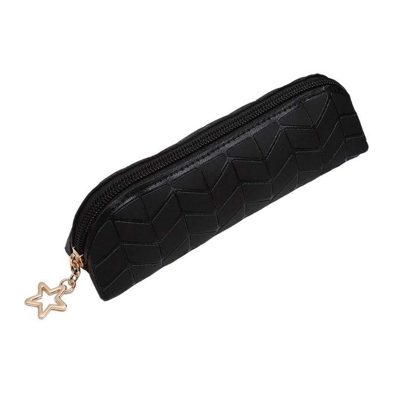 Zippered Design Pen Holders Premium Pen Storage Bag Stationeries Case Pencil Organizers For Students and Professional