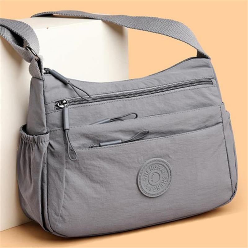 Multi-Layer Casual Crossbody Bag for Women Solid Color Multi-Pocket Versatile for Commuting, Travel, Shopping, Mother'S Gift