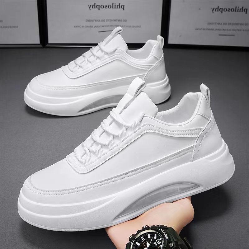 Men's shoes spring new men's thick-soled lightweight non-slip breathable trendy shoes men's trend versatile casual sports shoes