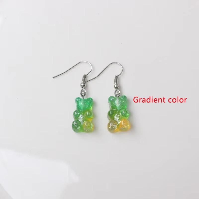 

Корейские новые серьги-подвески с цветами для женщин, серьги-капли с листьями зеленого цвета, серьги женские необычные в форме растения