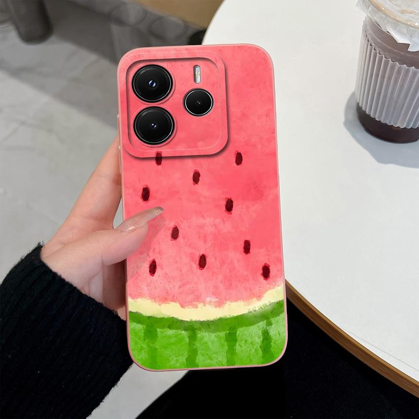 New Cover For Redmi Note 14 14Pro 14 Pro+ 14S Phone Case Lovely Heart Patterns Premium Protection Housing For Note14ProPlus Soft Liquid Silicone Shell
