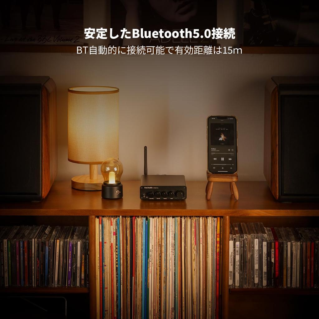 Fosi Audio BT30D PRO Bluetooth-Leistungsverstärker TPA3255-Kanal-Mini-Klasse-D-Vollverstärker Integrierter Verstärker Stereo-Audioverstärker Geeignet