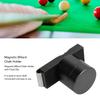 Magnetic Billiard Chalk Holder Aluminium Alloy Round Snooker Cue Chalk Box with Fixed Clip Portable Billiard Accessories