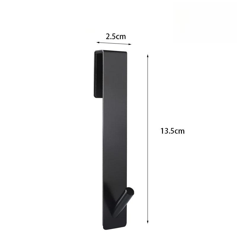 

Brushed Wall Hooks, Suitable For Bathroom And Bedroom, Can Hang Bathrobes And Sponges, Auxiliary Hooks, Heavy Duty Hooks 1pc[Thick and Strong]Black