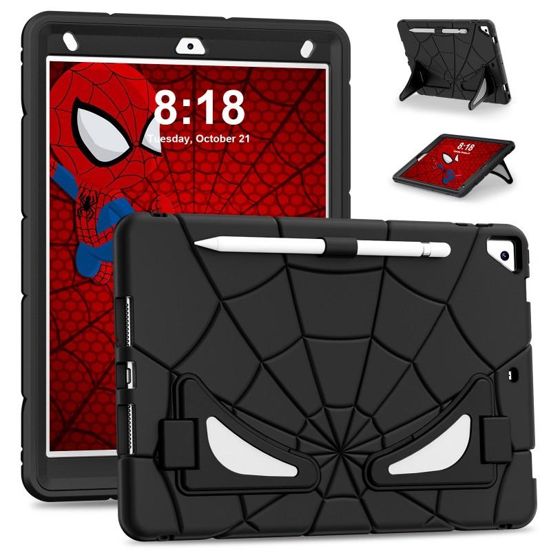 Spider-Man Shockproof Full Cover Case IPad 9th Gen 10.2 Inch Air 4 10.9 Kids Drop Protection Silicone