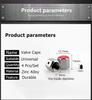 Stainless Steel Anti-Theft Car Tire Valve Caps Dust Proof for Citroen C2 C3 C4 C5 Picasso Berlingo Wheel Tyre Styling Accessorry vh62