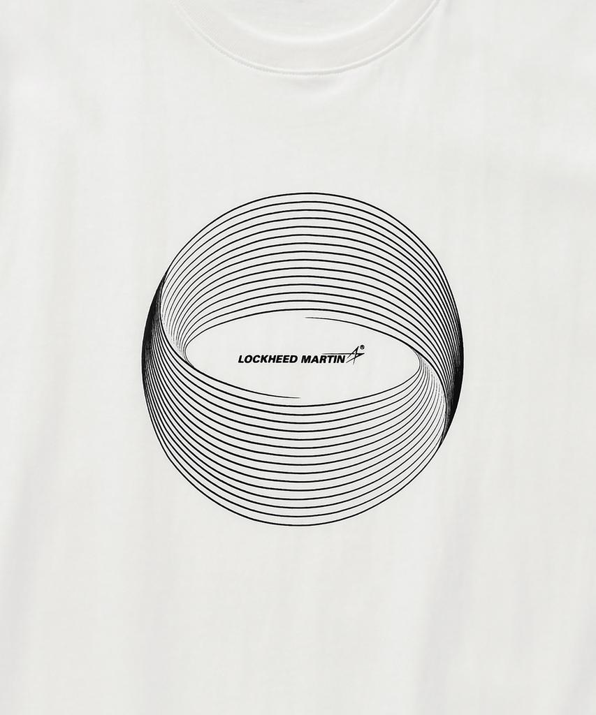 Loghideumatin Sphere Graphic Printed Ts (Off White)