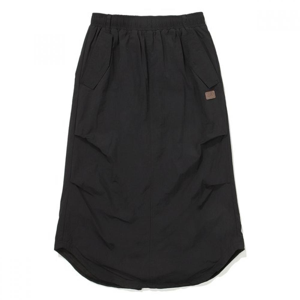 Reversible Velour Skirt  Black 065