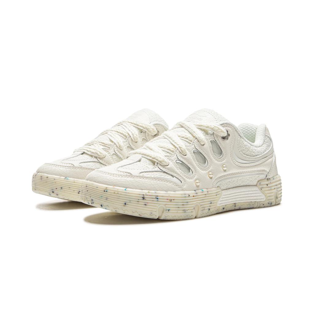 Li Ning Wear resistant And Lightweight Low top Skateboard Shoes Women's AECV020-1