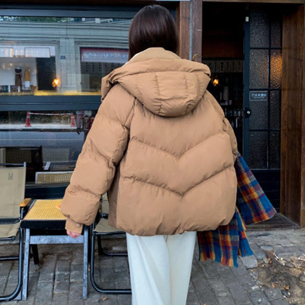 2024 Women's Fashion Winter Clothes Down Coat Jacket Parkas For Women Hooed Coat Streetwear Outdoor Korean Style