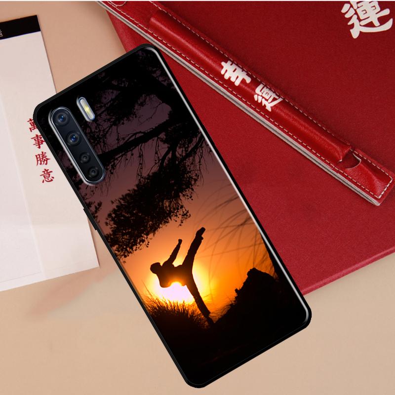 Kung Fu Taekwondo Karate Case For Oppo A94 A18 A74 A57 A17 A77 A38 A58 A78 A98 A54 A80 A60 A40 A96 A76 A16 A15 A5 Pro