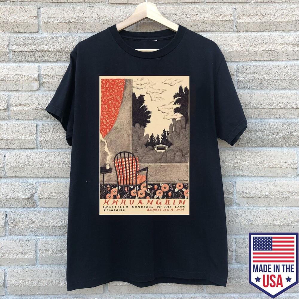 

Khruangbin Mcmenamins Historic Edgefield Manor Tour 2024 Full Size S-5XL Unisex T-Shirt XXL