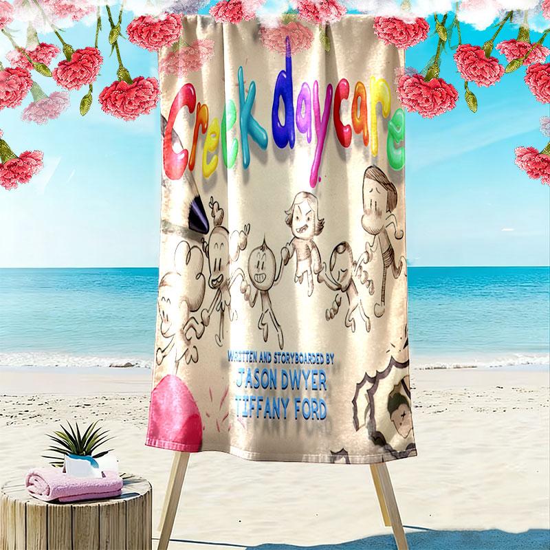 Craig Quest Print Beach Towel, Large Soft Quick Dry Towel for Beach Camping Swimming