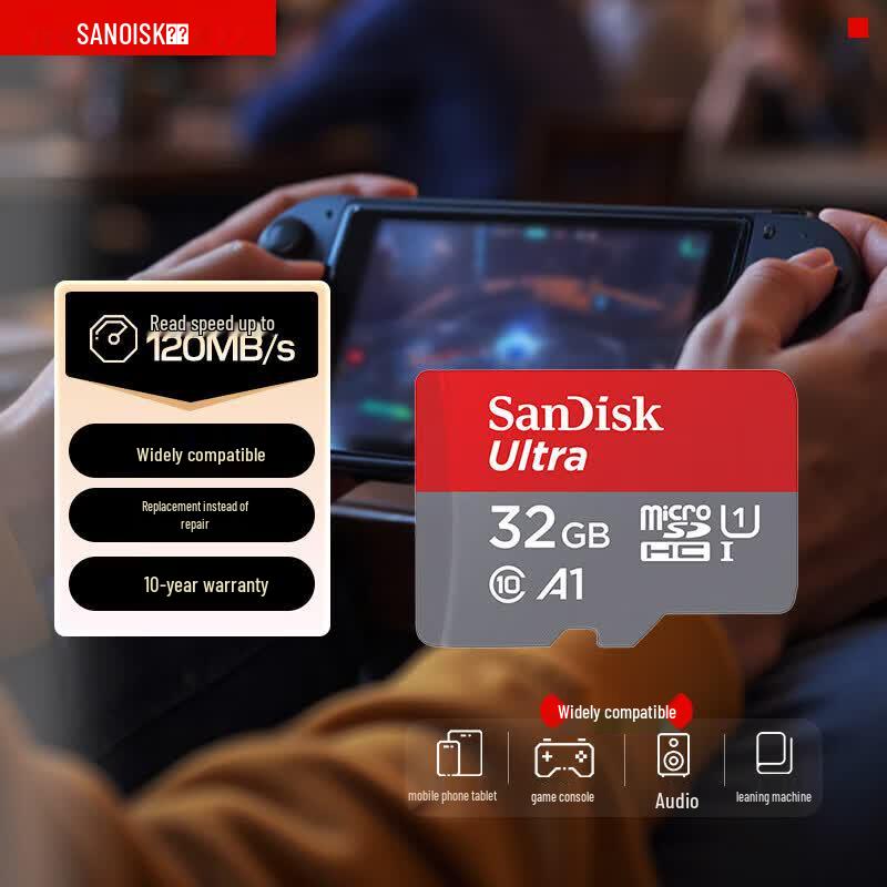 SanDisk 32GB A1 U1 C10 Extreme High-Speed microSD Card