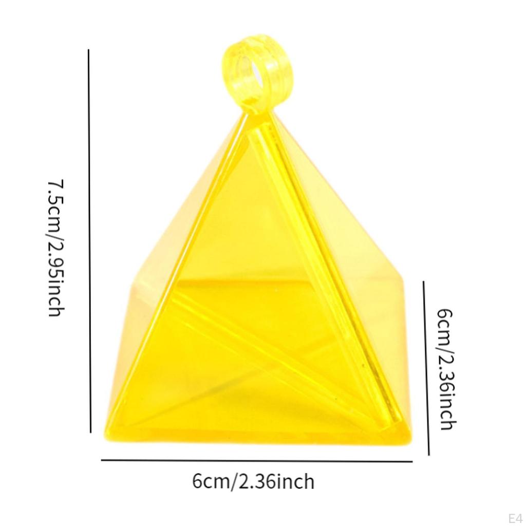 Ciondolo Peso Palloncino Portante Decorazione Compatta Piramide per Anno