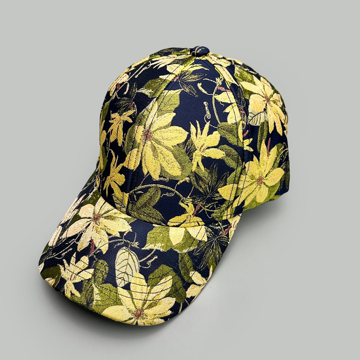 

China Chic Flower Retro Baseball Hats New Women Sunshade Hardtop Versatile Personal Elegant Fashion Casual Outdoor Peaked Caps 52-60cm