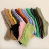 Women Gothic Ripped Holes Crew Socks Ribbed Knitted Harajuku Punk Hip Hop Skateboard Middle Tube Hosiery Streetwear