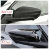 Rearview Mirror Cap Rain Eyebrow Protection Decoration Cover Trim For GAC Trumpchi Empow  - 2025 Carbon Fiber Accessories