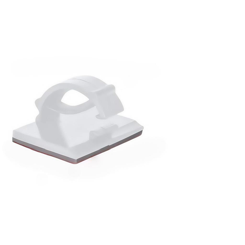 WCC2 Self-Adhesive Cable Management Clips - Nylon Plastic for Car Wiring