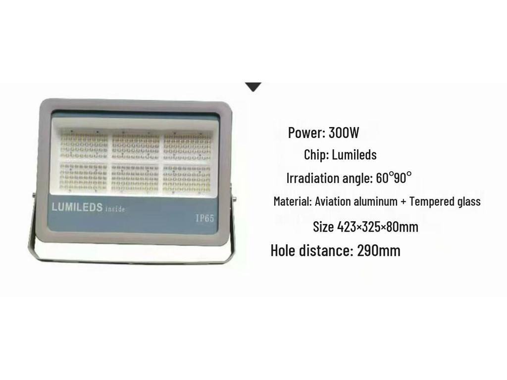 500W Outdoor Waterproof LED Floodlight for High Poles: Ideal for Tunnels, Advertising, and High-Power Projection Lighting