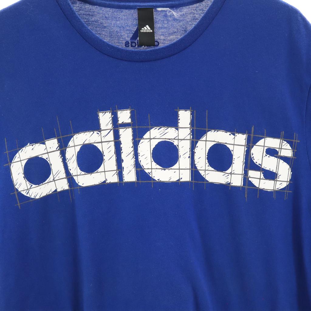 adidas Short sleeve T-shirt blue Men's Used