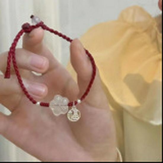 Bracelet Zodiaque Cloche Xiangyun Fille Miaojiang - Design Haut de Gamme Style Chinois