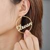 Atoztide Custom Name Earring High Quality Personalized Stainless Steel Letter Heart Star Earrings for Women Party Jewelry Gift