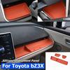 For Toyota bZ3X 2025 2026 Car Trument Panel Center Console Storage Box Silicone Passenger Tray Table Interior Car Accessories