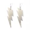 Metal Contemporary Earrings With Lightning Shape Design For Women Collection