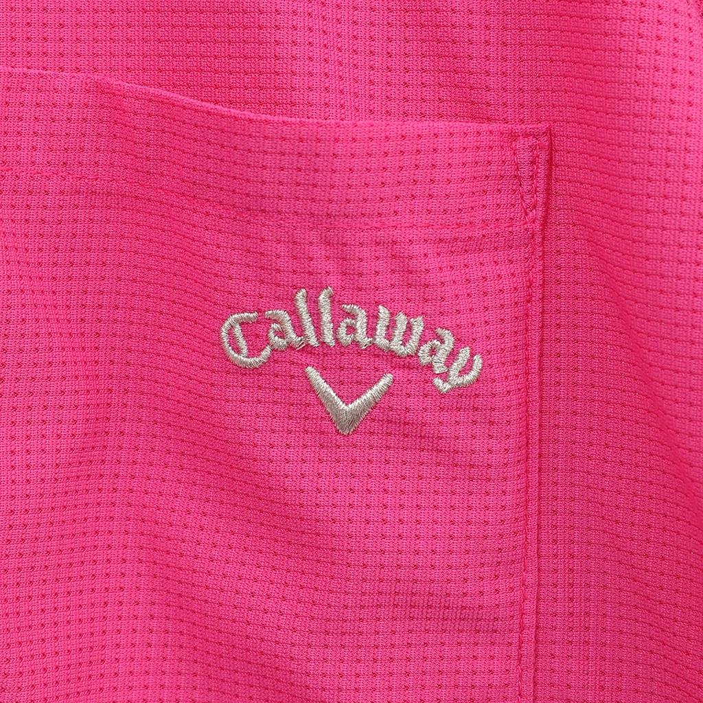 French Sleeve Shirt for Kazaana Mesh Golf C25134209 S [Callaway] Women's (Suitable Setup) / / 1092_Pink
